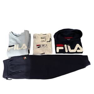 Lot of Women's FILA T-shirt, Jogger, Sweatshirt, Crop Hoodie